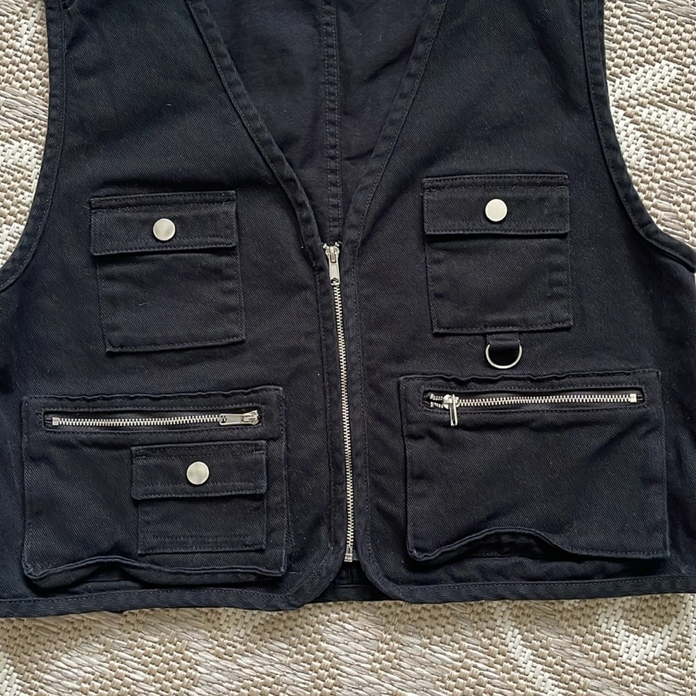 H&M Divided Multi Pocket Cargo Tactical Vest⌚️ - Picture 4 of 12